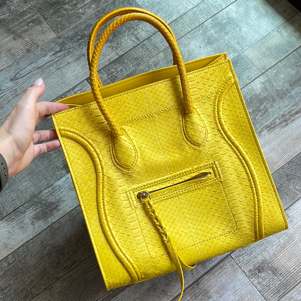 Celine Phantom Python Large Luggage